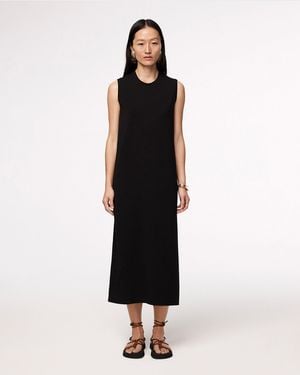 Another Tomorrow Sleeveless Tee Dress - Black