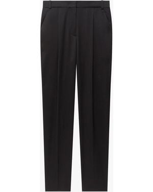 Another Tomorrow Peg Trouser - Black