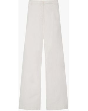 Another Tomorrow Carpenter Denim Pant - White