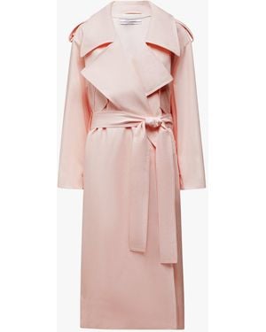 Another Tomorrow Soft Trench - Pink