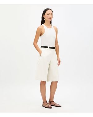 Another Tomorrow Bermuda Short - White