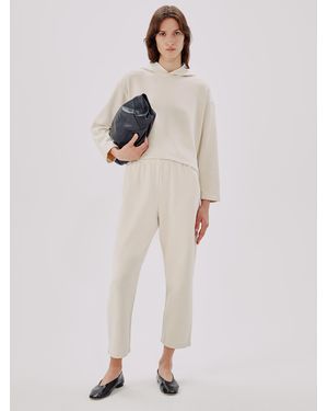 Another Tomorrow Cropped Hoodie - Natural