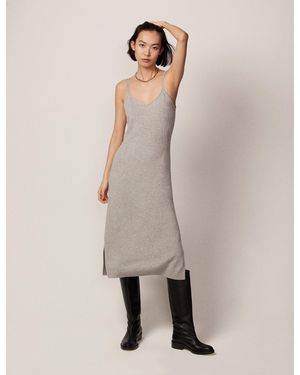 Another Tomorrow Cashmere Slip Dress - Natural