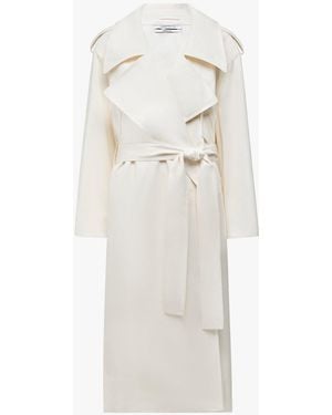 Another Tomorrow Soft Trench - White