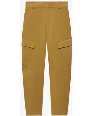 Another Tomorrow Curved Cargo Pant - Natural