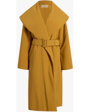 Another Tomorrow Wrap Puffer - Yellow