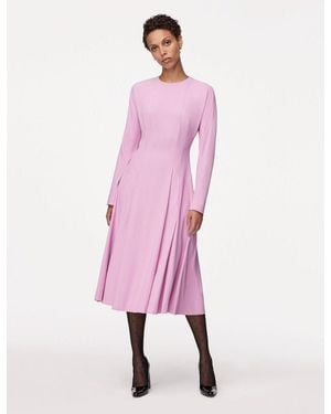 Another Tomorrow Dolman Sleeve Dress - Pink