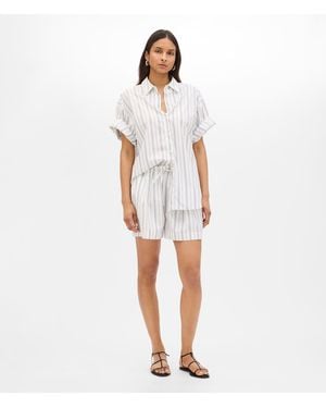 Another Tomorrow Drawcord Short - White