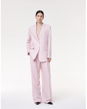 Another Tomorrow Oversized Blazer - Pink