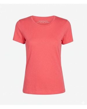 Another Tomorrow Crew Neck Tee - Pink
