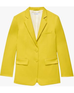 Another Tomorrow Oversized Blazer - Yellow