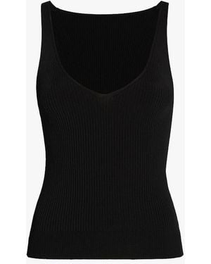 Another Tomorrow Reversible V Tank - Black