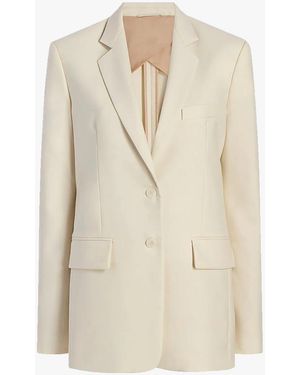 Another Tomorrow Oversized Blazer - Natural
