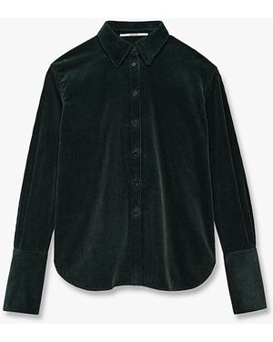 Another Tomorrow Corduroy Shirt - Green