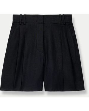 Another Tomorrow Pleated Short - Black