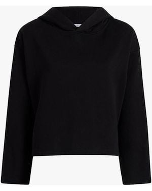 Another Tomorrow Cropped Hoodie - Black