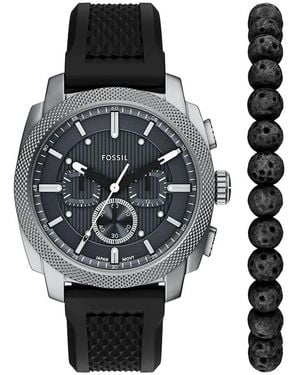 Fossil Orologio E Bracciale - Nero
