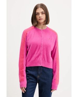 adidas Originals Cardigan Fluffy Cardigan - Rosa
