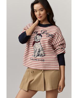 Maeve Logan Long-Sleeve Crew-Neck Jumper - Multicolour