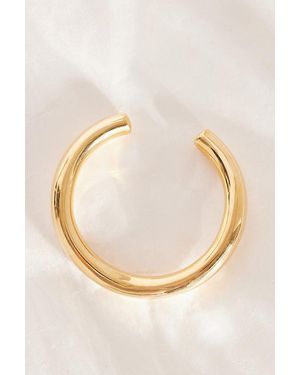 Tilly Sveaas Plated Horseshoe Bangle - Natural