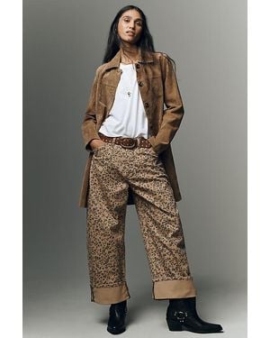 Pilcro The Kayden Carpenter Bow Barrel Jeans By - Natural