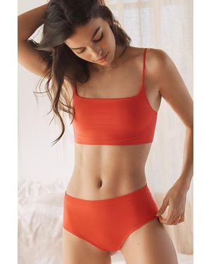 By Anthropologie Seamless Renna Second Skin Hipster Knickers - Red