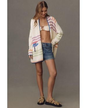 Maeve Umbrella Cardigan - White