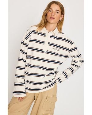 4th & Reckless Asta Rugby Top - Natural