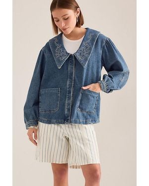seventy + mochi Neve Pasadena Denim Jacket - Blue