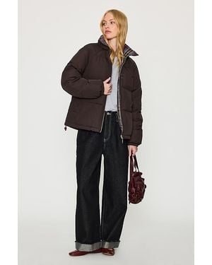 Damson Madder Reversible Opal Puffer Jacket - Black