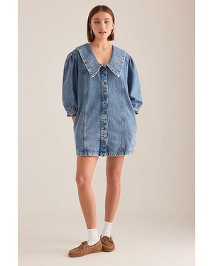 seventy + mochi Tilly Malibu Denim Mini Dress - Blue