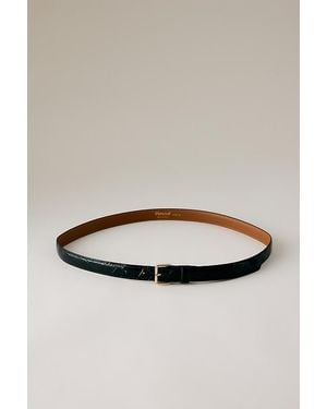 Flattered Barbara Leather Belt - Metallic