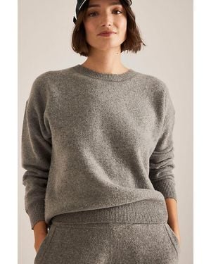 SELECTED Nukki Knitted Jumper - Grey