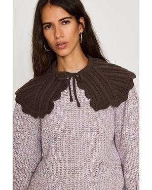 By Anthropologie Knit Collar - Brown
