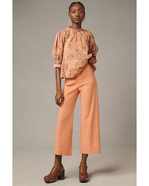 Maeve The Colette Cropped Wide-Leg Trousers By - Multicolour