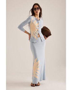 Never Fully Dressed Sol Dorris Maxi Skirt - Natural