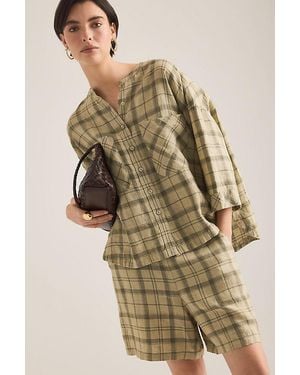 Barbour Orla Linen Shirt - Brown