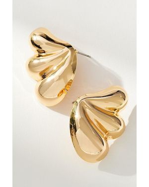 By Anthropologie Fanned Out Post Earrings - Metallic