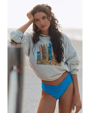 Celandine Printed Sweatshirt - Blue
