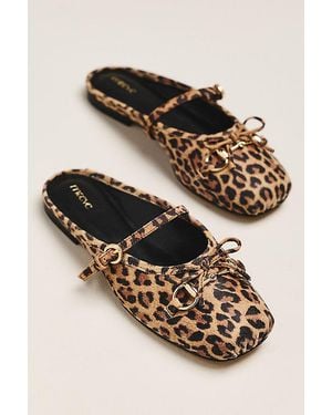 Maeve Leather Horsebit Mules - Black