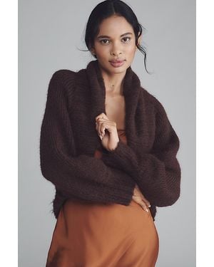 Mare Mare Cropped Shrug - Brown