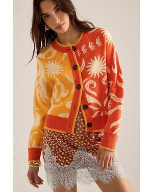 Never Fully Dressed Cairo Cheryl Cardigan - Orange