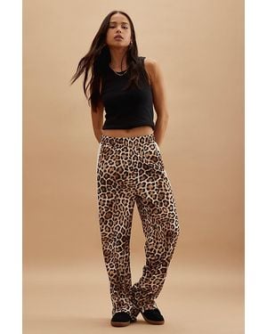 PUMA T7 Leopard Track Trousers - Natural