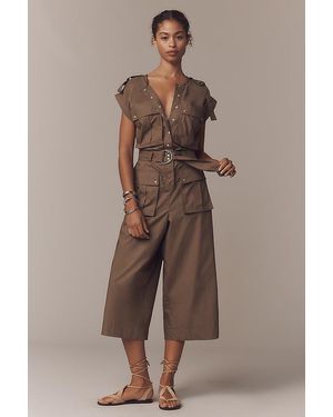 By Anthropologie Safari Jumpsuit - Brown