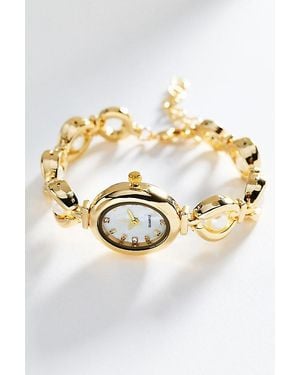 By Anthropologie Stone Watch Bracelet - Metallic