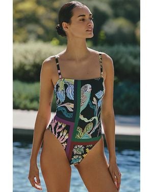 Celandine X Sarah Gordon One-Piece Swimsuit - Green