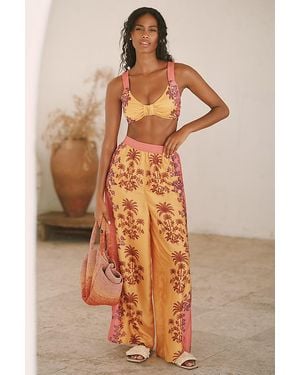 Celandine The Beach Club Crop Top - Brown