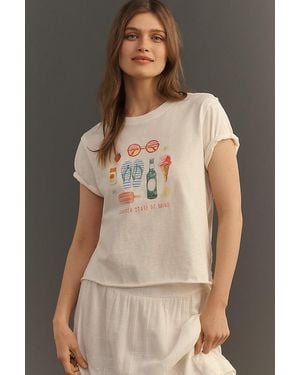 Maeve The Caitlin Boxy T-Shirt By - Brown