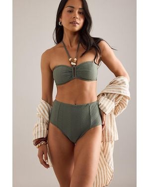 Sea Level Caracus High-Waisted Bikini Bottoms - Brown