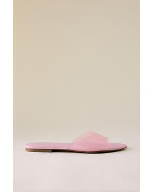 Maeve Pvc Slide Sandals - Natural